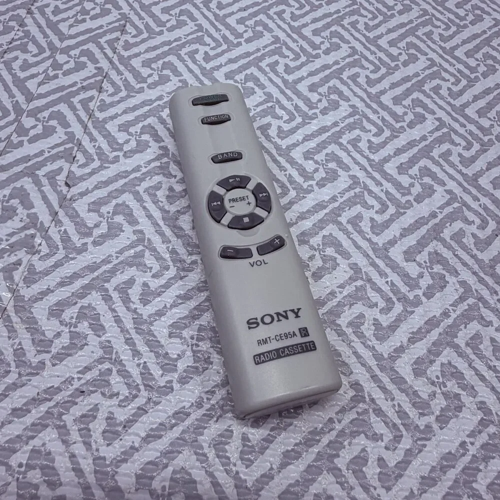 Sony RMT-CE95A Radio Cassette Remote Control OEM Tested Working EUC